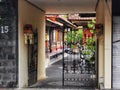 An entrance to a traditional balinese house Oh Bali Islandin Indonesia