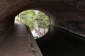 The entrance to a tunnel on the Chesterfield canal at Retford, Notts