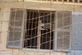 Entrance to Tuol Sleng Prison Cell Royalty Free Stock Photo