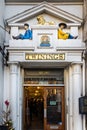 Entrance to Twinings Tea Shop on The Strand, London, UK