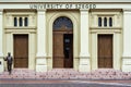 Entrance to the university building.