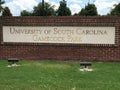 Entrance to University of South Carolina Gamecock Park in Columbia, SC