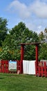 Entrance to Uptown Community Garden Royalty Free Stock Photo