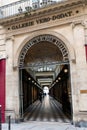 Entrance to Vero-Dodat Gallery in Paris, France