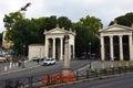 Entrance to Villa Borghese - Propilei neoclassici - Rome, Italy