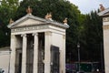 Entrance to Villa Borghese - Propilei neoclassici - Rome, Italy