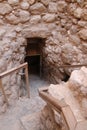 Entrance to The Water Factory Ruins, Tel Beer Sheva, Israel Royalty Free Stock Photo