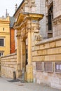 Entrance to Wawel Cathedral, located inside the Wawel Royal Castle in Krakow historical city center. Krakow, Poland Royalty Free Stock Photo