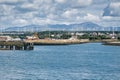 Workington Harbour Entrance Royalty Free Stock Photo