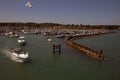 Entrance to Yarmouth Harbour IOW Royalty Free Stock Photo