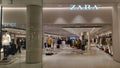 Entrance to Zara store located inside the Jewal Changi Airport in Singapore