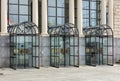 Entrance to the Zurich Opera House in Zurich, Switzerland