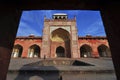 Entrance of Tomb of Akbar the Great at Srikanda, India