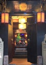Entrance of traditional chinese cafe in Chengdu