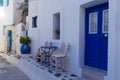 Entrance from a traditional Cycladic house