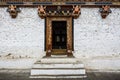 Entrance of Trashi Chhoe Dzong monastery in Thimphu, Bhutan