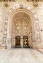 Entrance of Tribune Tower in Chicago Downtown, USA Royalty Free Stock Photo