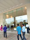 An entrance view of the a company in the dlf cyber city.