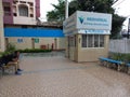 entrance view of a hospital in Patna