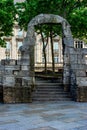 Entrance view of Roman North Gate in Cologne Cathedral, Germany Royalty Free Stock Photo