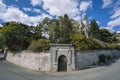 Entrance of the villa Mechta in the village of Simeiz, Crimea Royalty Free Stock Photo