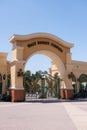 Entrance of the Walt Disney Studios located in the Disneyland Paris theme park