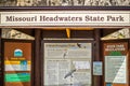 An entrance way going to Missouri Headwaters State Park, Montana Royalty Free Stock Photo