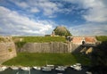 Entrance and the weather station in Corfu fort