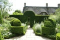 Entrance of a yew topiary formal garden in England