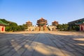 Entrance of Yuanxuan Taoist temple Royalty Free Stock Photo