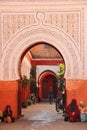 Entrance.Zaouia sidi bel abbes. Marrakesh. Morocco