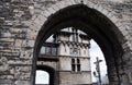 Entranceway of Steen Castle, Antwerp Royalty Free Stock Photo