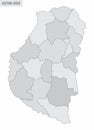 Entre Rios province grayscale map