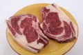 Entrecote rib eye as meat gourmet food