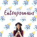 Entrepreneur Business Risk Startup Developer Concept Royalty Free Stock Photo