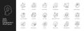 Entrepreneur Skills Icon Set. A set of icons representing the essential skills every entrepreneur needs to learn