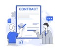 Entrepreneurs conclude contract