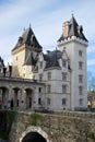 The entry of the Castel of Pau in France Royalty Free Stock Photo