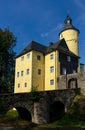 Entry castle Homburg in the village Nuembrecht