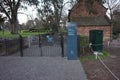 The entry of Cooks' Cottage in Fitzroy Gardens