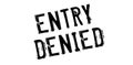 Entry Denied rubber stamp