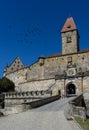 Entry of fortress in the german city Coburg Royalty Free Stock Photo