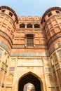 Entry gate of the Agra Fort, Agra, Uttar Pradesh, India Royalty Free Stock Photo