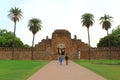 ENTRY GATE OF THE ISA KHAN TOMB.