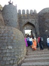 The entry gate of sinhagad fort, pune Royalty Free Stock Photo