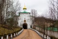 Entry gate to Russian Orthodox monastery