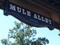 The Entry into History Mule Alley at the Ft. Worth Stockyards