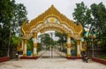 Entry point of Golden Temple Myanmar, Lumbini, Nepal