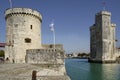 Entry port of La Rochelle in France Royalty Free Stock Photo