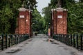 Entry of strong gazzera to mestre venezia. once a fort today a meeting place for kids and a space used as museums and shows with b